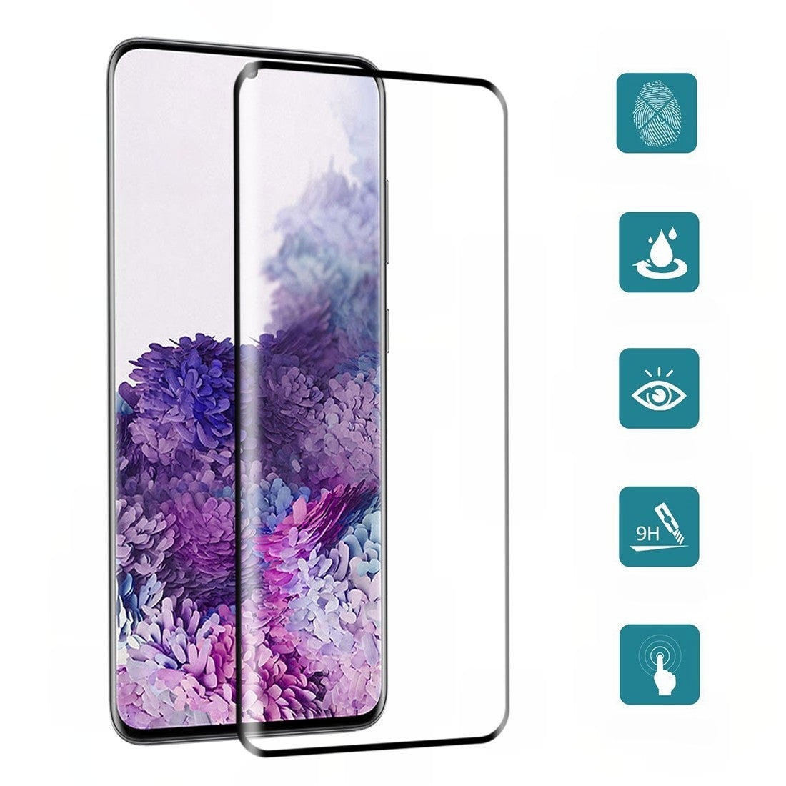 Folie Sticla Curbata, compatibila cu Samsung S20 Plus, Flippy-1