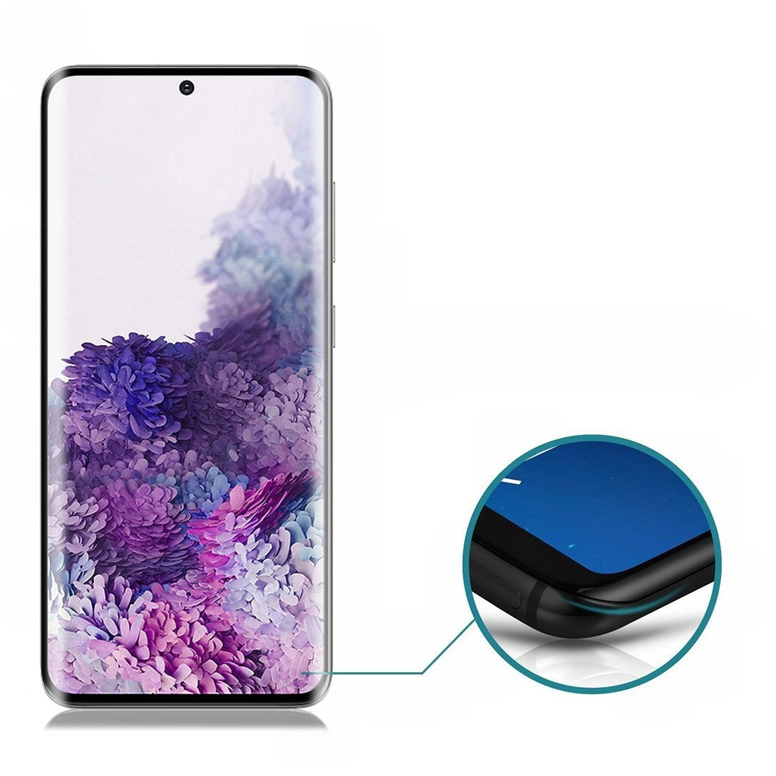 Folie Sticla Curbata, compatibila cu Samsung S20 Plus, Flippy-3