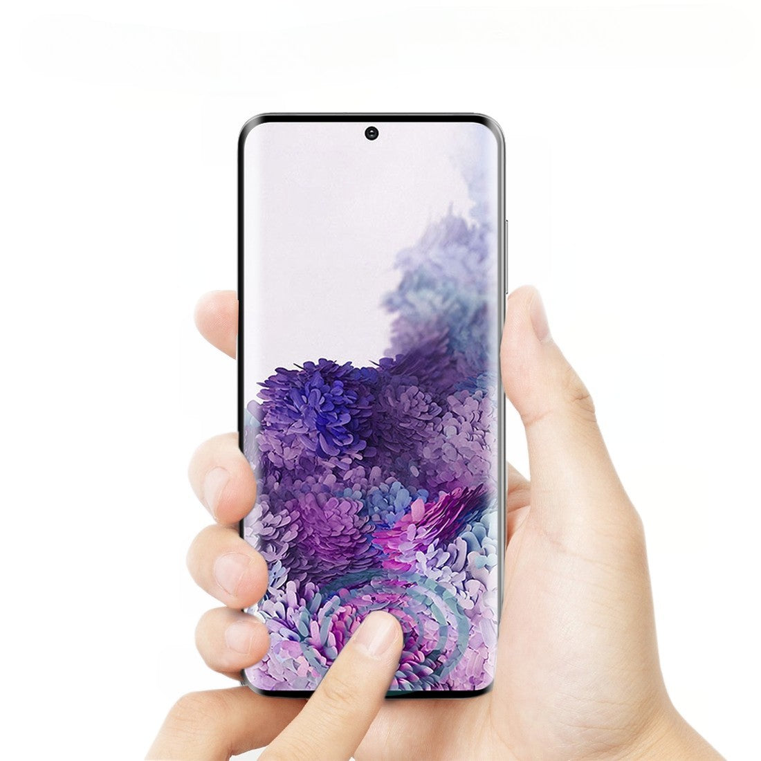 Folie Sticla Curbata, compatibila cu Samsung S20 Plus, Flippy-4