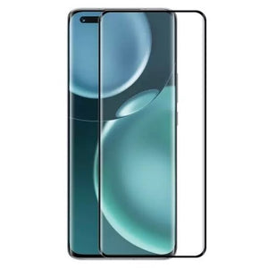 Folie Sticla Curbata Securizata Flippy compatibil cu Honor Magic 5 Pro 5G, Full Glue Negru-0