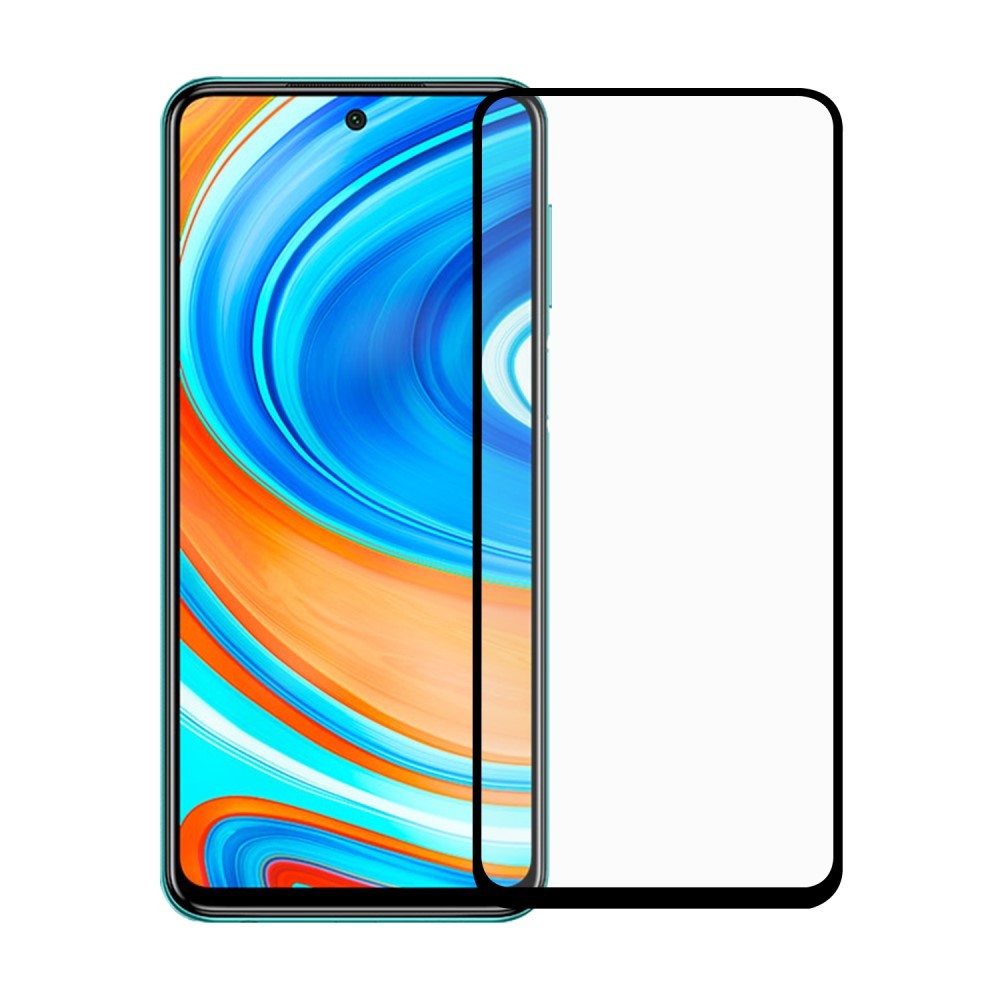 Folie Sticla Flippy® compatibila cu Xiaomi Redmi Note 9 Pro 111D Negru-0