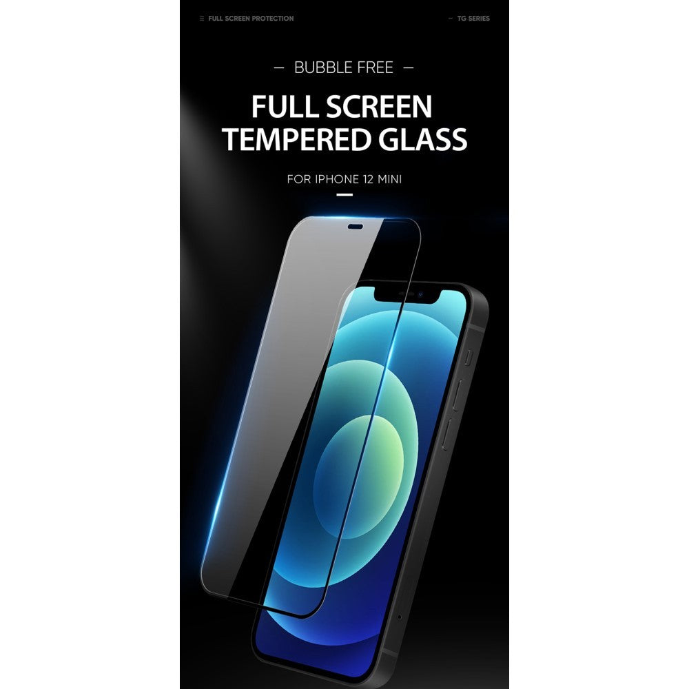 Folie Sticla Flippy® pentru Apple iPhone 12 Mini 111D Negru-6