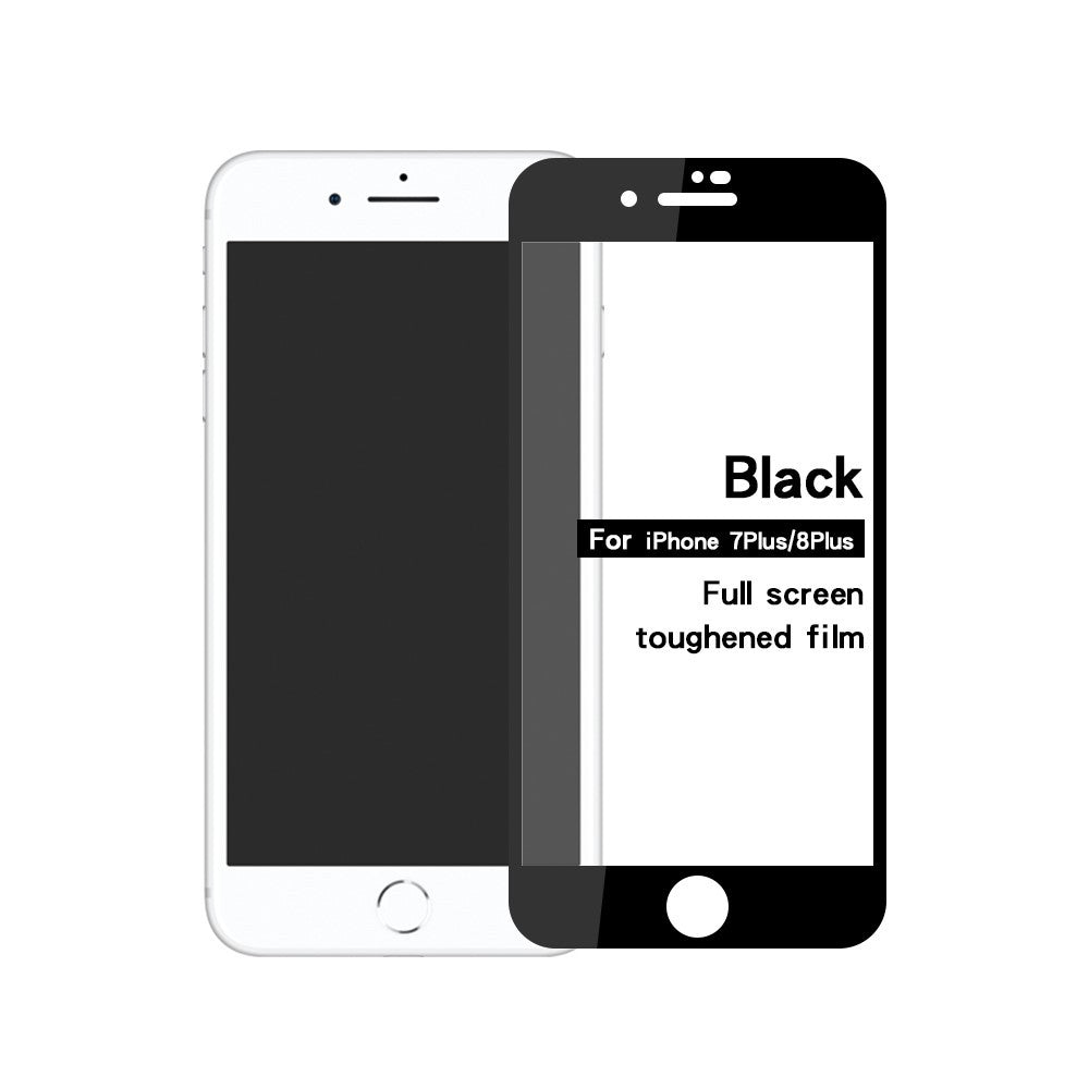 Folie Sticla Flippy® pentru Apple iPhone 7/8 Plus 111D Negru-0