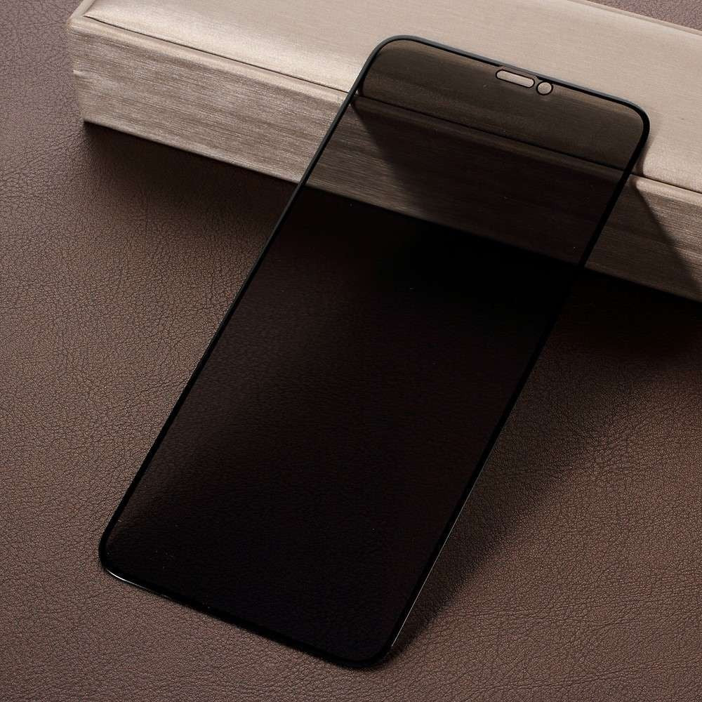 Folie Sticla Huawei P Smart 2020 Full Glue Privacy Negru-2