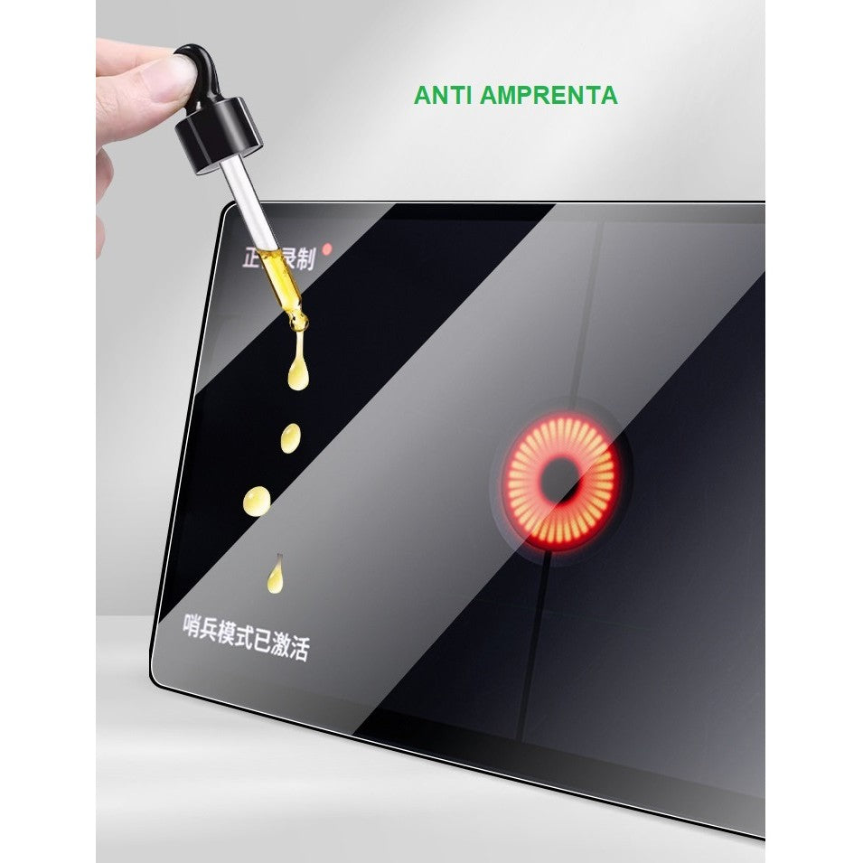 Folie de Sticla Securizata, Flippy, Compatibila cu Tesla Model 3 / Tesla Model Y, Ecran Spate, Anti Blue-Ray, 4K Ultra HD, Anti-amprenta, 2.5D, Transparent-2