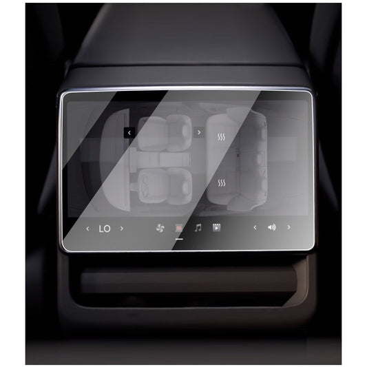 Folie de Sticla Securizata, Flippy, Compatibila cu Tesla Model 3 / Tesla Model Y, Ecran Spate, 4K Ultra HD, Anti-amprenta, 2.5D, Transparent-1