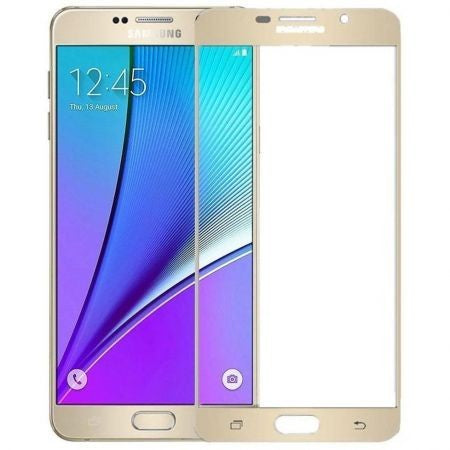 Folie Sticla Samsung Galaxy A5 2016 Full Face Auriu-2