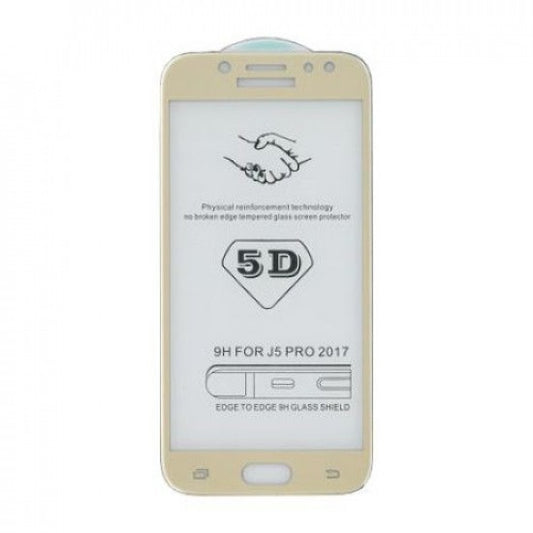 Folie Sticla Samsung Galaxy J3 2017 4D/5D Auriu-1