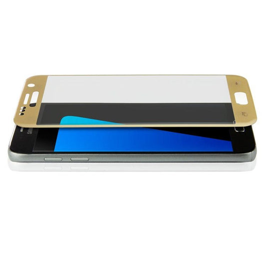 Folie Sticla Samsung Galaxy S7 4D/5D Auriu-1