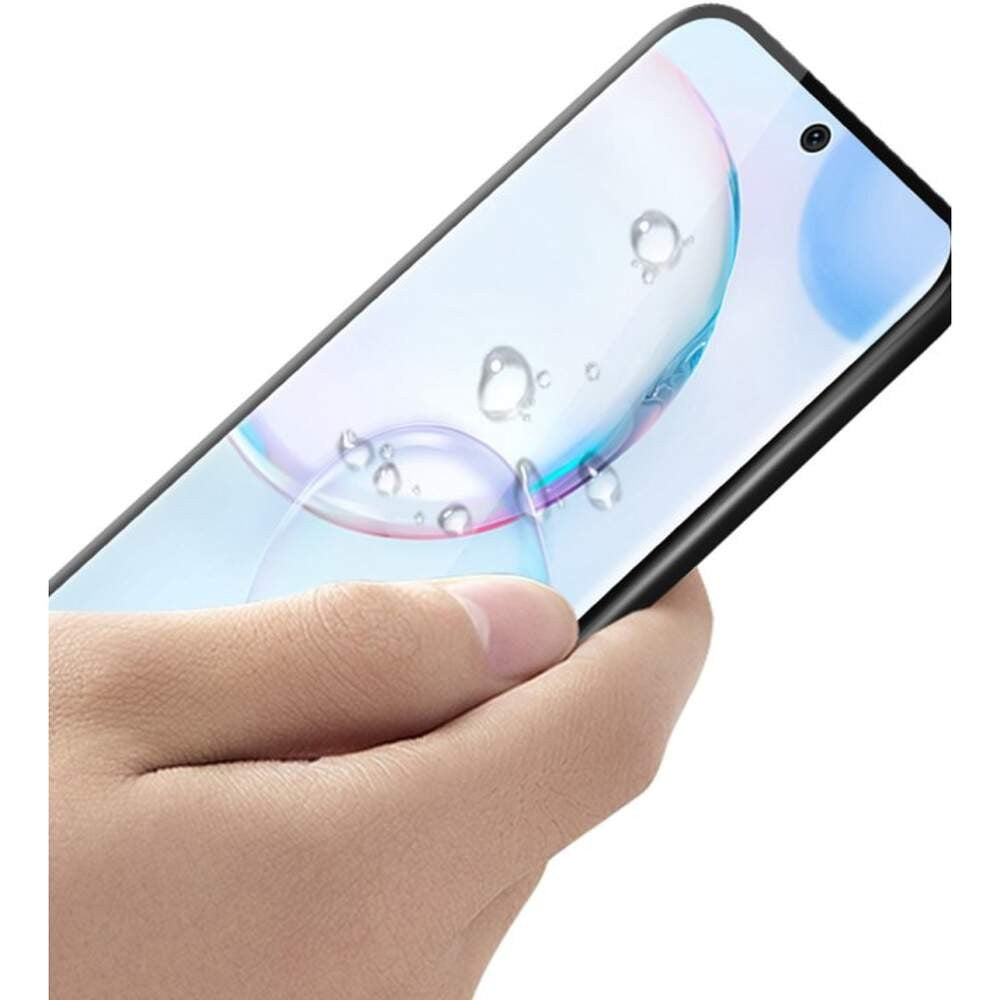 Folie Sticla securizata curbata Flippy® compatibila cu Huawei Nova 9 Full Glue Negru-4