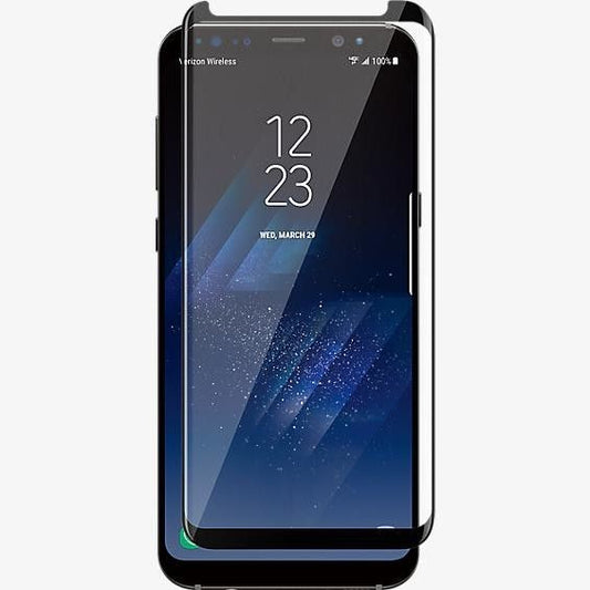 Folie Sticla Securizata Curbata Flippy Full Face, lipici pe toata suprafata, pentru Samsung Galaxy S9 Plus, Negru-1