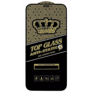 Folie Sticla securizata electrostatica Flippy pentru iPhone 7 Plus / 8 Plus, Sticla ESD, Top Glass, Anti-static, Negru-0