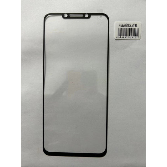 Folie Sticla Securizata Flippy compatibil cu Huawei Nova Y91, Full Glue Negru-1