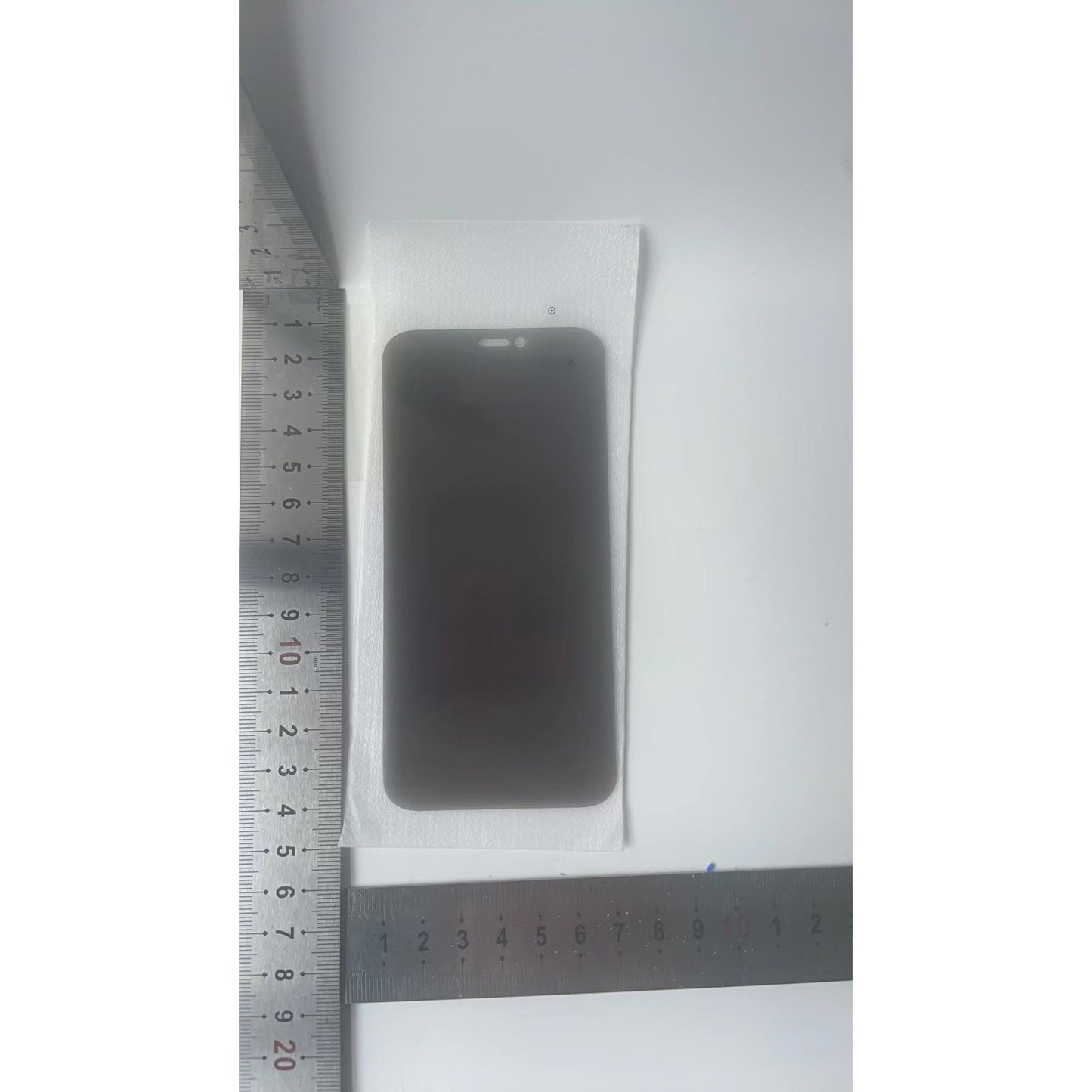 Folie Sticla securizata Flippy compatibila cu Apple iPhone 12 mini Full Glue Privacy Negru-11