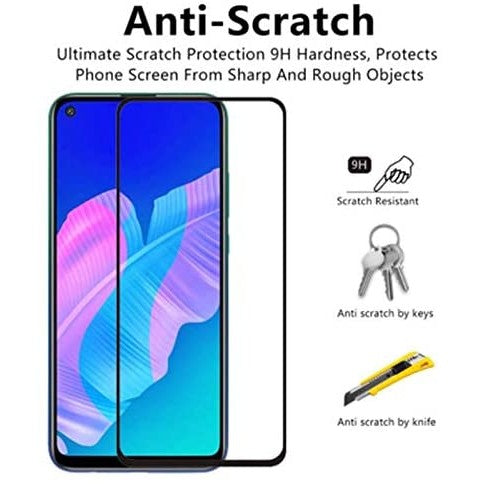 Folie Sticla securizata Flippy® pentru Huawei P40 Lite E full glue negru-3