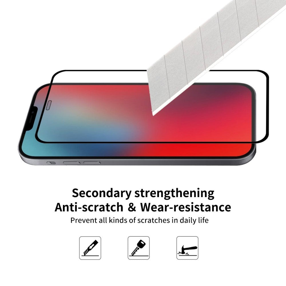 Folie Sticla securizata Flippy® compatibila cu iPhone XR Full Glue Negru-2