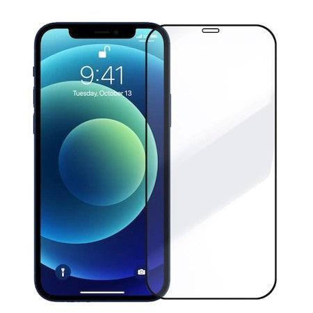 Folie Sticla Securizata, Flippy, Compatibila cu Samsung Galaxy A55, Full Glue, Margini Negre, Transparent-0