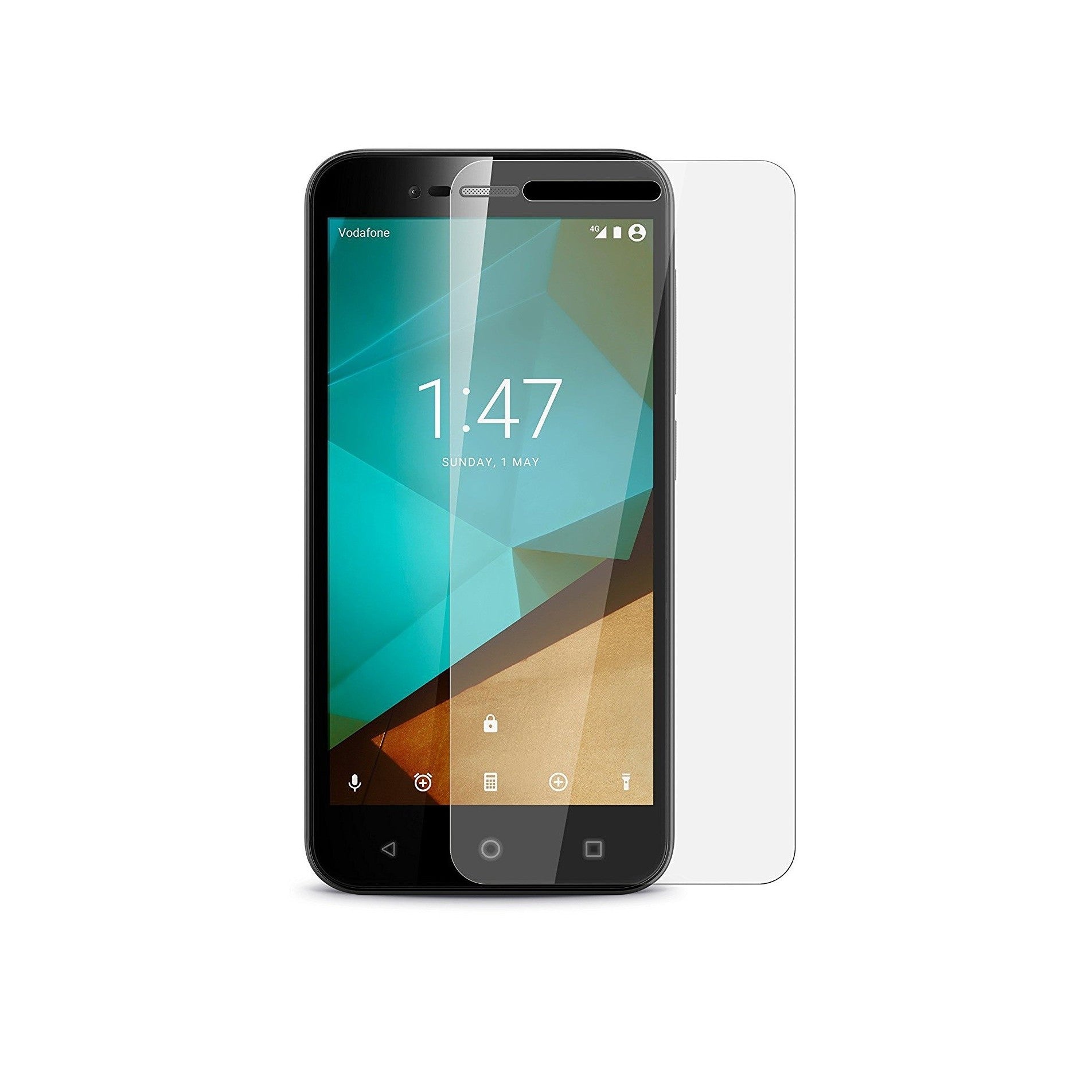 Folie Sticla Securizata Flippy, 9H, Transparenta HD, pentru Vodafone Smart Turbo 7 Transparent-2