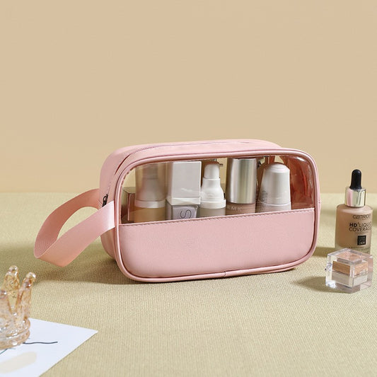 Geanta cosmetice Flippy, pentru voiaj sau organizare, 22 x 12 x 8 cm, roz-1