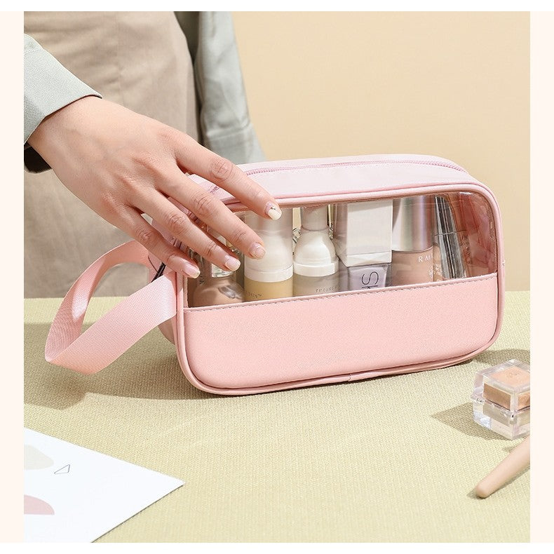 Geanta cosmetice Flippy, pentru voiaj sau organizare, 22 x 12 x 8 cm, roz-6