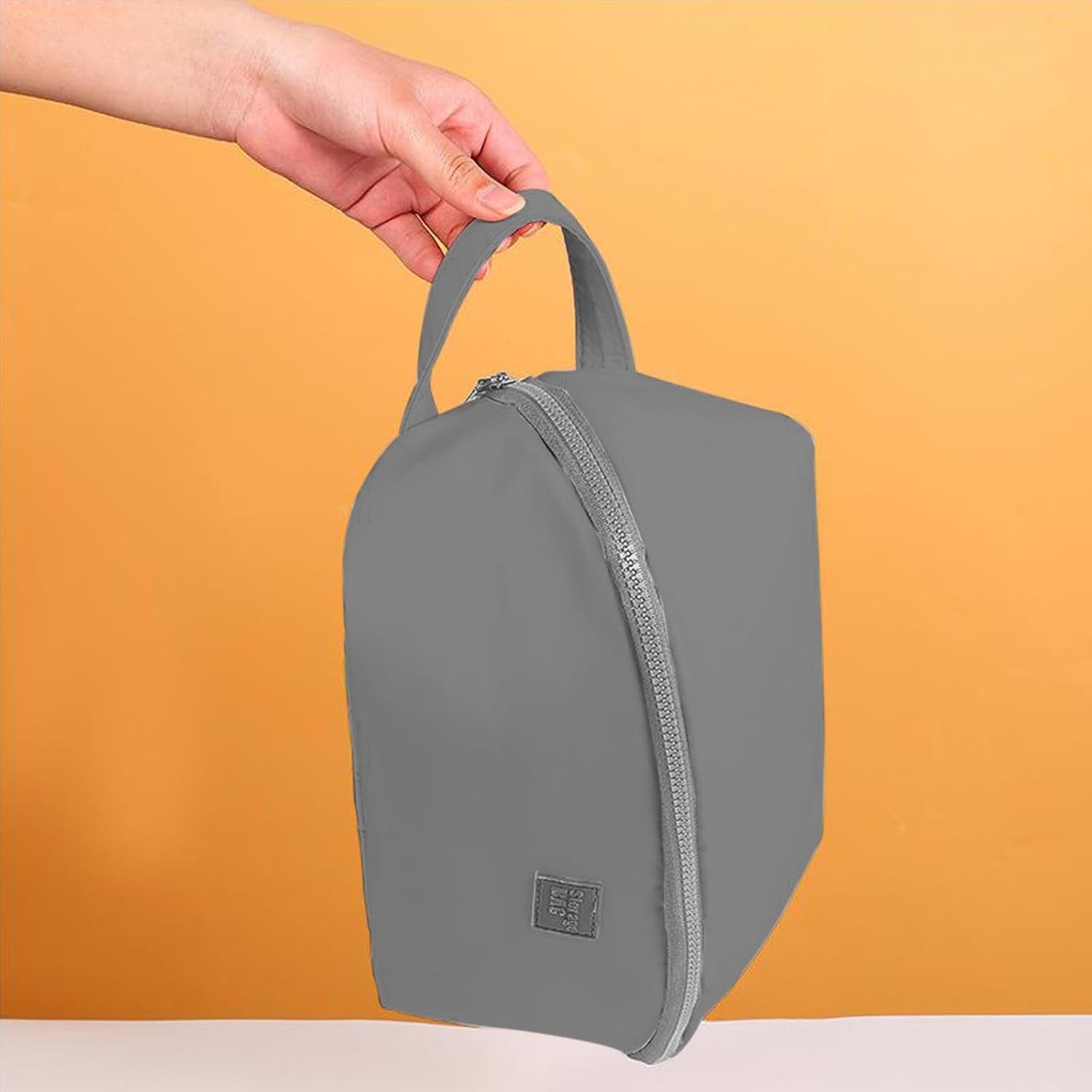 Geanta De Depozitare, Flippy 3 In 1, Portabila, Pentru Lenjerie, Sutiene Si Sosete, Multi-Functionala, Pentru Bagaj, Calatorii Si Afaceri, 23 x 13 x 13, Gri-2