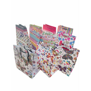 Set 12 pungi de cadou, diverse modele, 18x23x10 cm-0