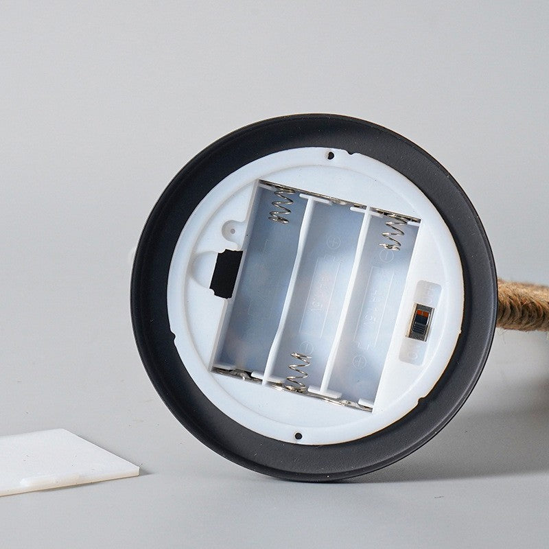 Lampa veghe Flippy, semi-luna cu stea din sticla, led, 28x15 cm, alb cald-5