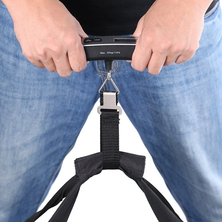 Cantar Digital de Mana Curea, Flippy, Cantar Portabil, Cantarire Bagaje, Capacitate 50 kg, Functie de Tara, 12.5 x 2.8 x 2.8 cm, Alb-Negru-8