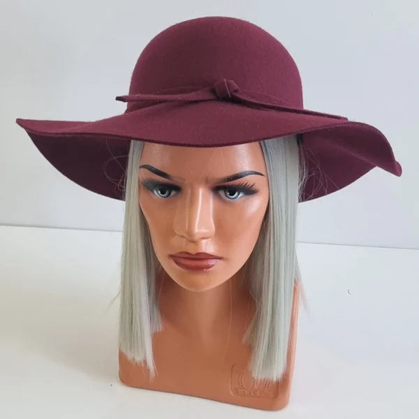 Palarie din stofa Queen - Grena