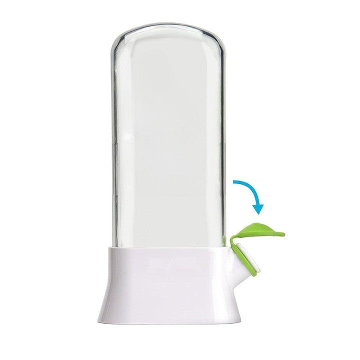 Recipient de Pastrare a Ierburilor cu Capac de Umplere cu Apa, Flippy, Proaspat, Curat, Fara BPA, Practic, Durabil, 27x16 cm, Alb-1