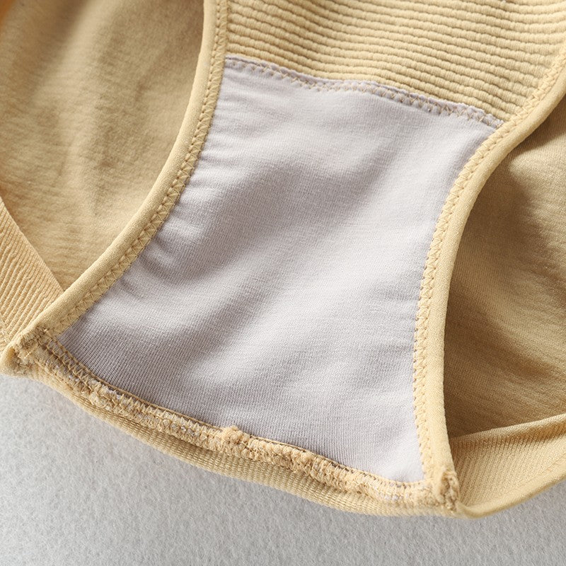 Lenjerie Modelatoare Postpartum, Flippy, cu Talie Inalta, Control al Burții, Compresie Mare, Insertii din Silicon pentru Sustinere, Nude, XS-S-7