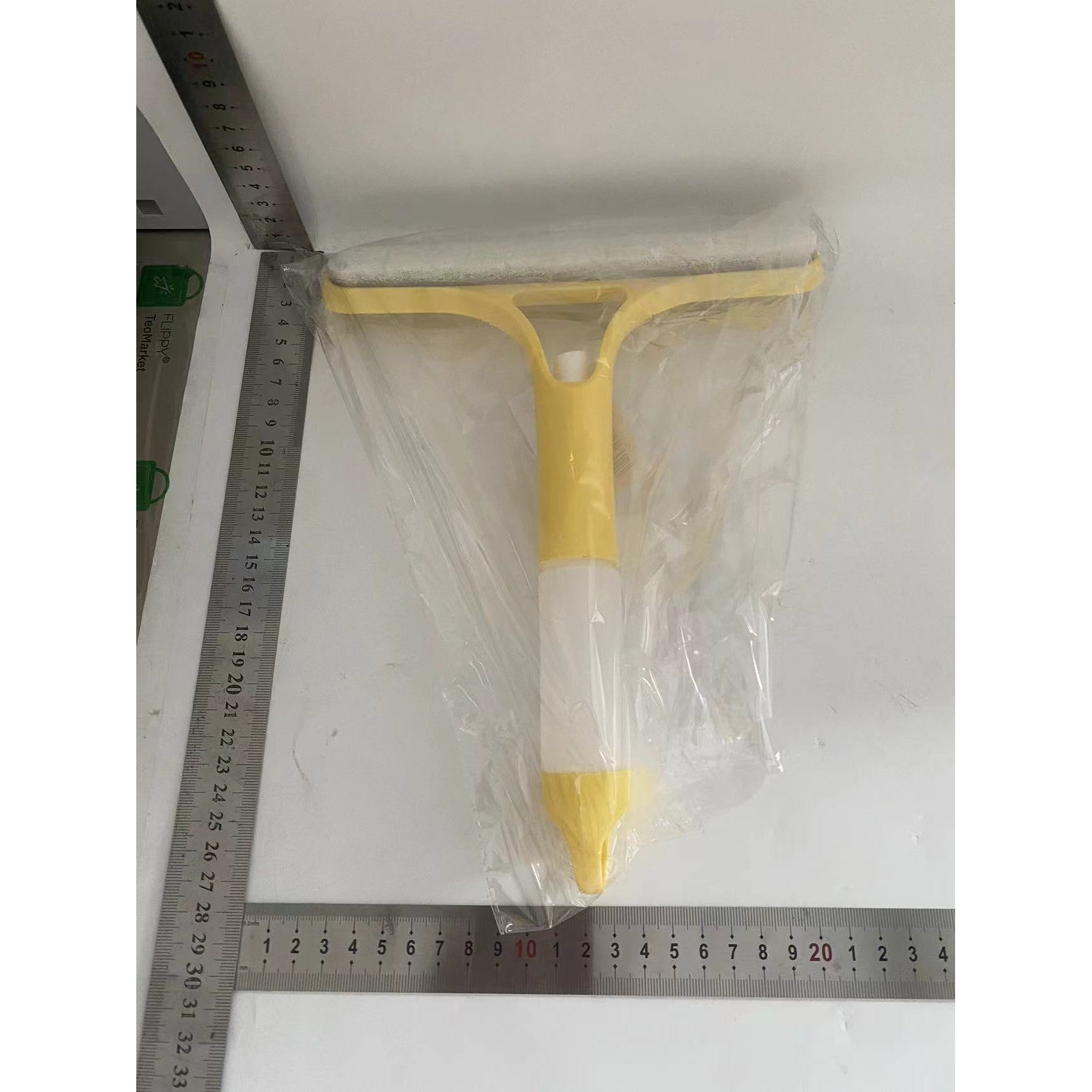 Accesoriu Multifunctional pentru Spalarea Ferestrelor si Oglinzilor, Flippy, Galben-1