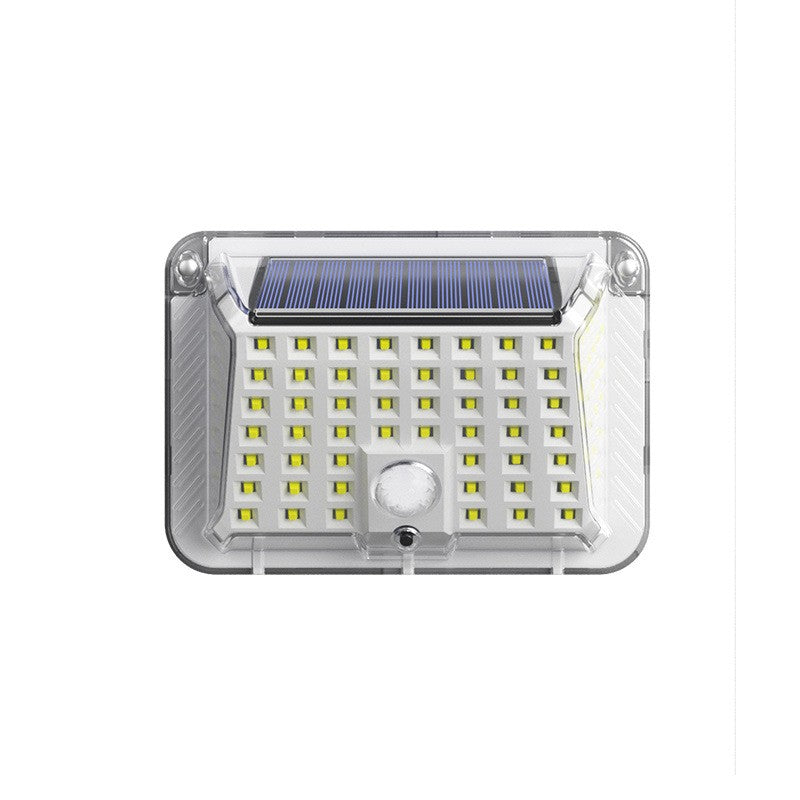Lampa solara de perete Flippy, 90 LED-uri SMD, senzor de miscare, IP65, 1200mAh, material ABS, lumina alb rece, alb-0