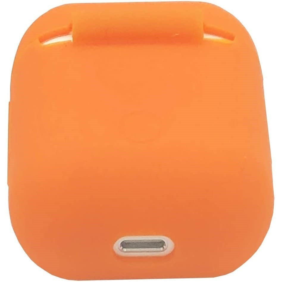 Husa AirPods cu Inel Prindere Portocaliu-1