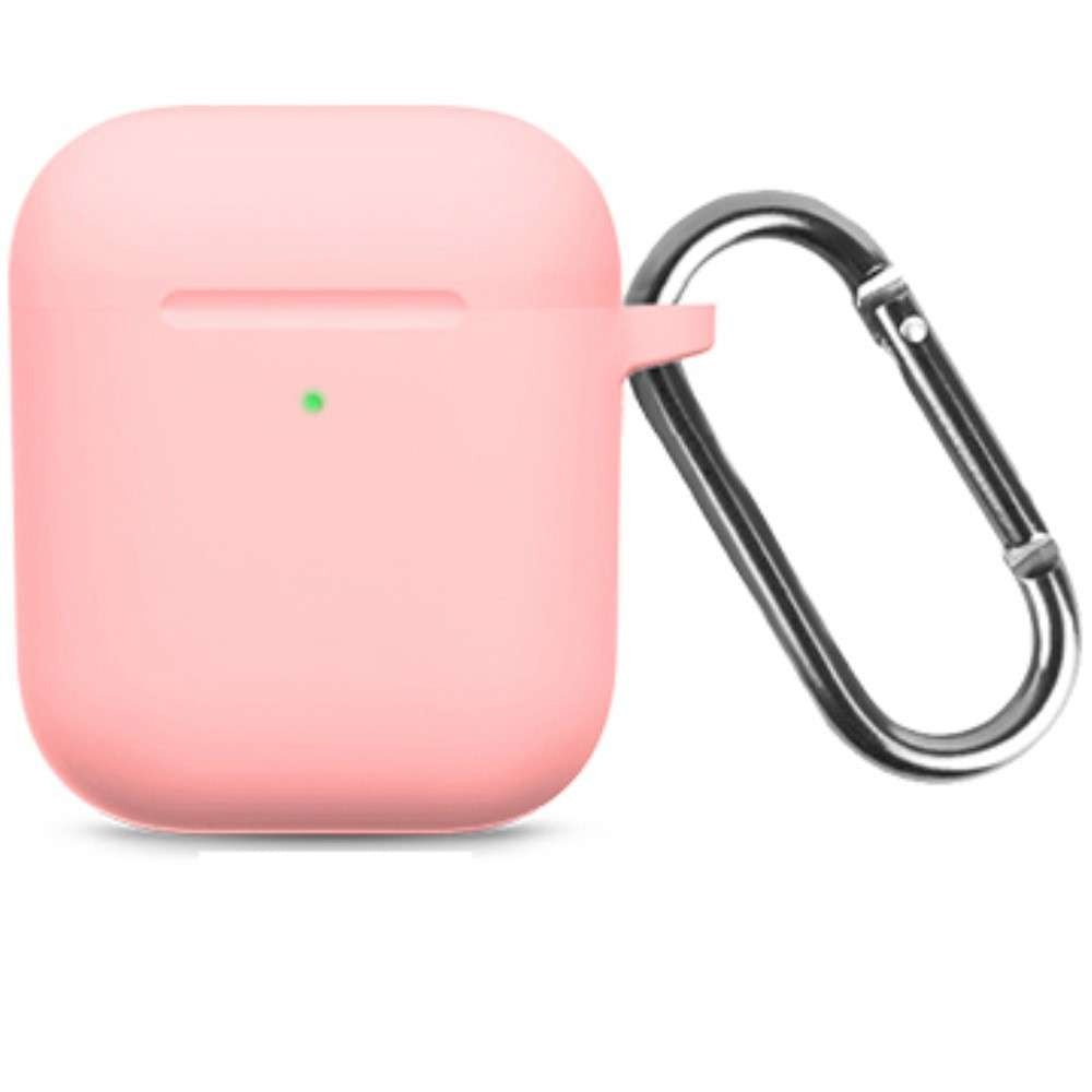 Husa AirPods cu Inel Prindere Roz-5