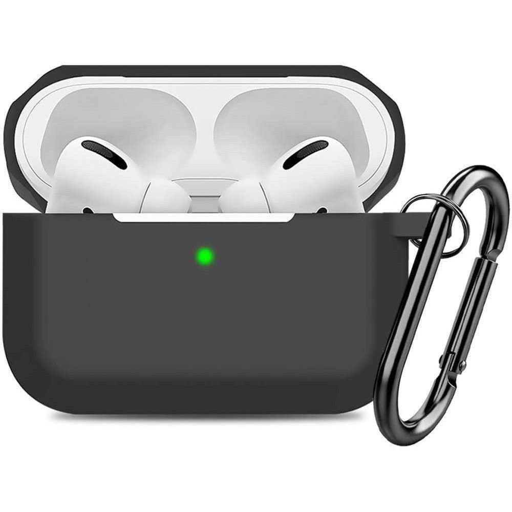 Husa AirPods Pro cu Inel Prindere Negru-6