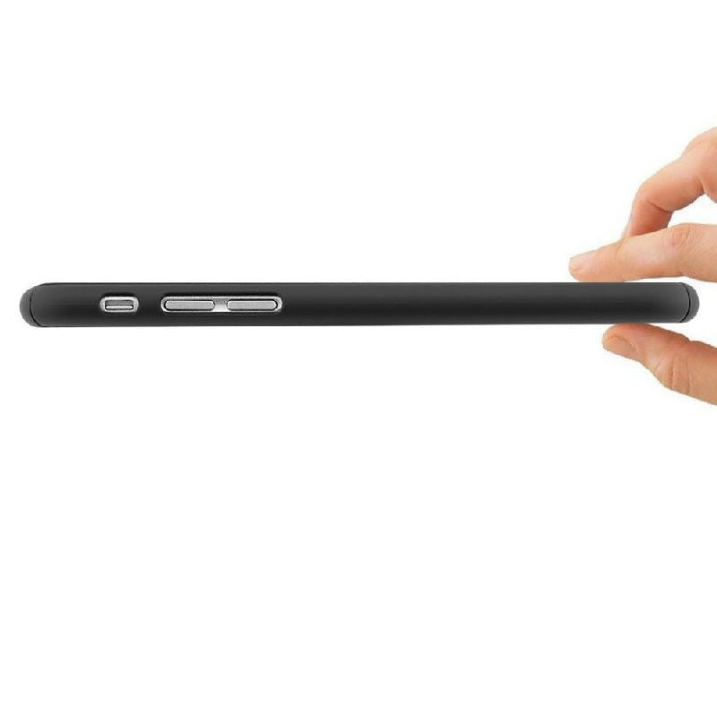 Husa Apple iPhone 6/6S IPAKY Full Cover 360 Negru + Folie Cadou-2