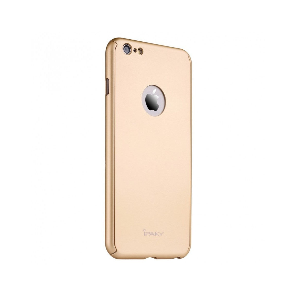 Husa Apple iPhone 6/6S Plus IPAKY Full Cover 360 Auriu + Folie Cadou-2