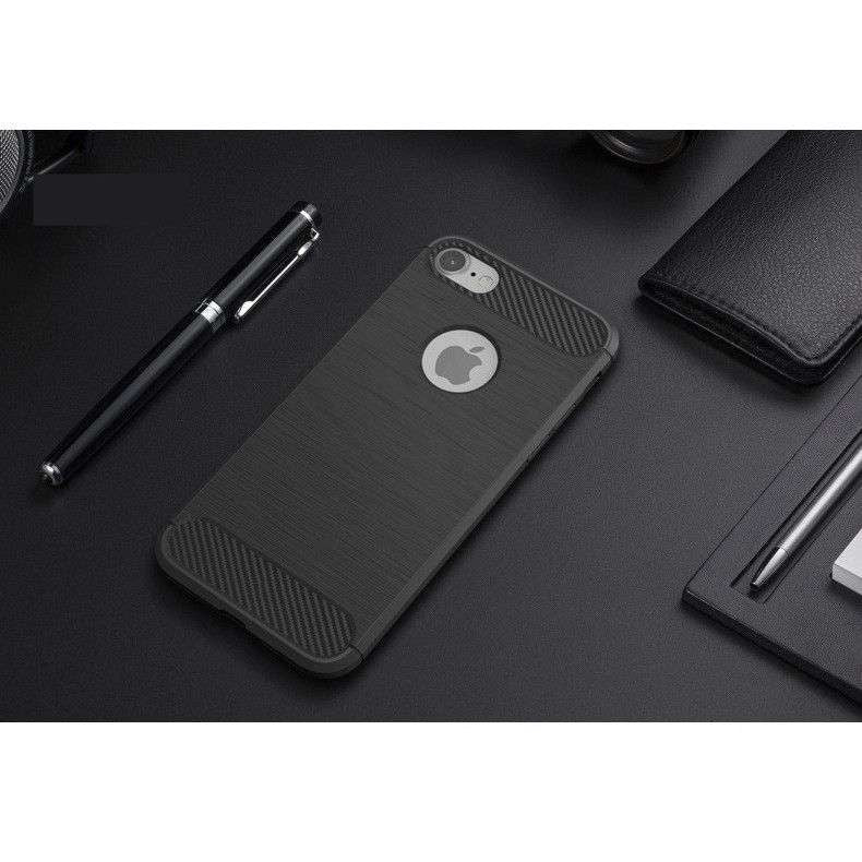 Husa Apple iPhone 6/6S Tpu, carbon, Negru-2