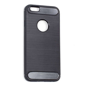 Husa Apple iPhone 6/6S Tpu, carbon, Negru-0