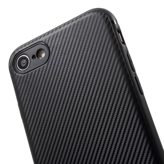 Husa Apple iPhone 7 IPAKY Carbon Fiber Negru-1