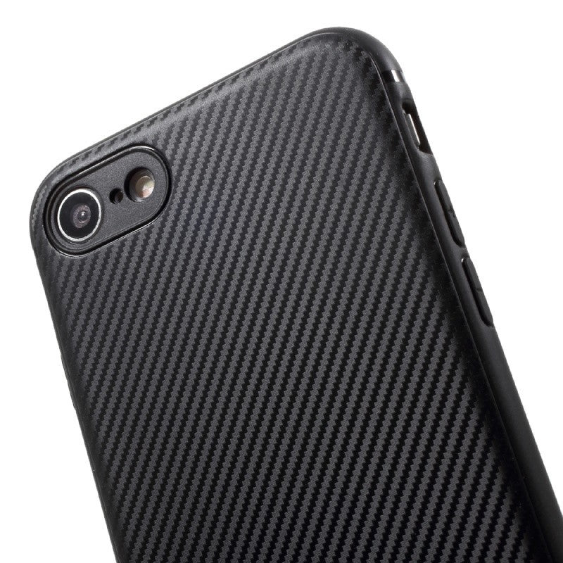 Husa Apple iPhone 7 IPAKY Carbon Fiber Negru-1