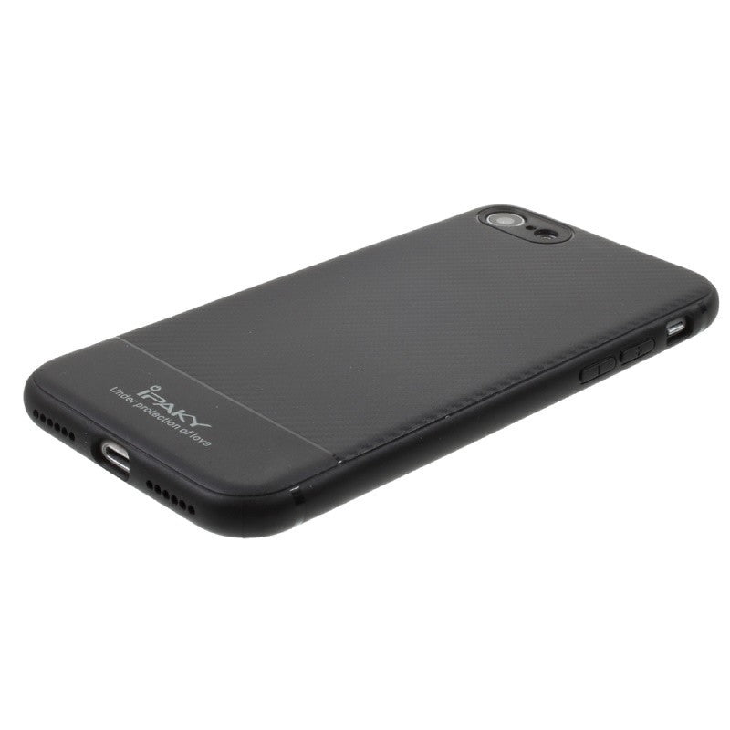 Husa Apple iPhone 7 IPAKY Carbon Fiber Negru-6