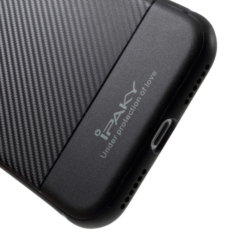 Husa Apple iPhone 7 IPAKY Carbon Fiber Negru-7