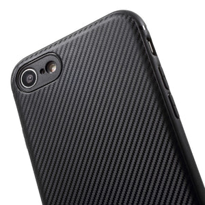 Husa Apple iPhone 7 IPAKY Carbon Fiber Negru-0