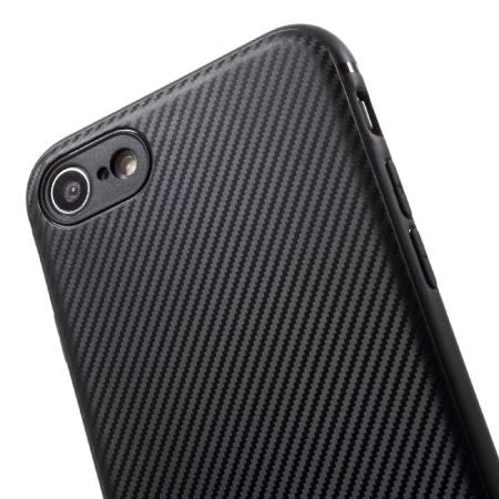 Husa Apple iPhone 7 Plus IPAKY Carbon Fiber Negru-4