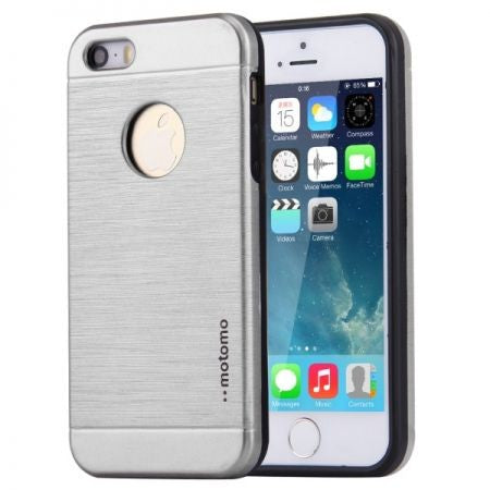 Husa Apple iPhone 7 Plus Motomo V5 Argintiu-1