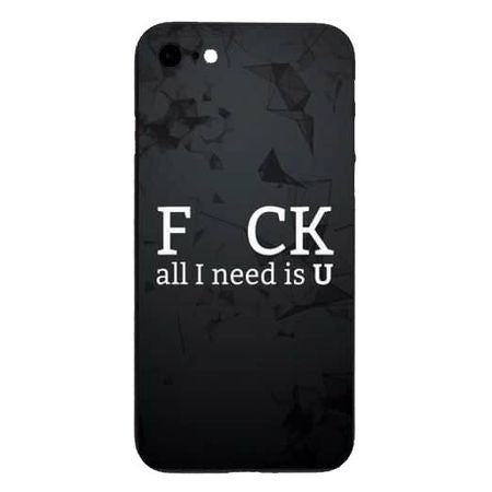 Husa Apple iPhone 7 Plus Multicolor Mesaj Fcuk-1