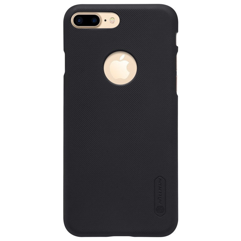 Husa Apple iPhone 7 Plus Nillkin Frosted Shield Negru + Folie de protectie-0