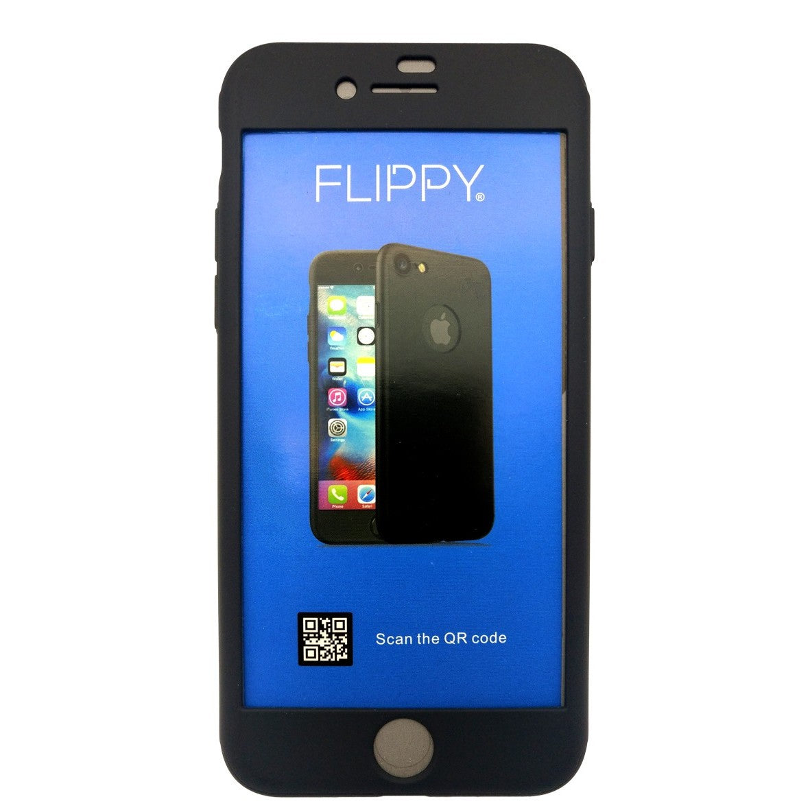 Husa Apple iPhone 7 Premium Full Cover 360 Negru + Folie Cadou-5